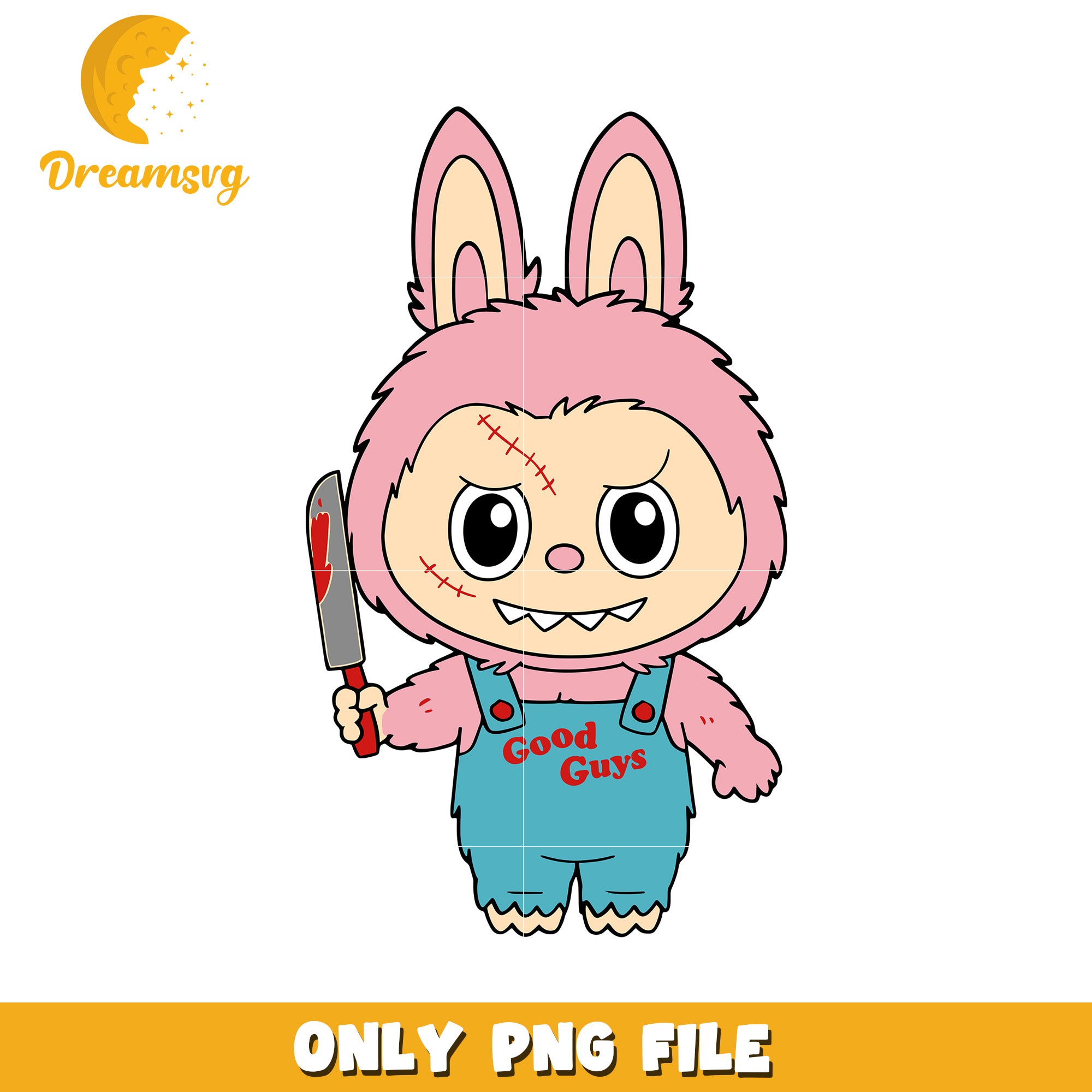 Labubu chucky png, popmart labubu​ png, labubu cartoon​ png