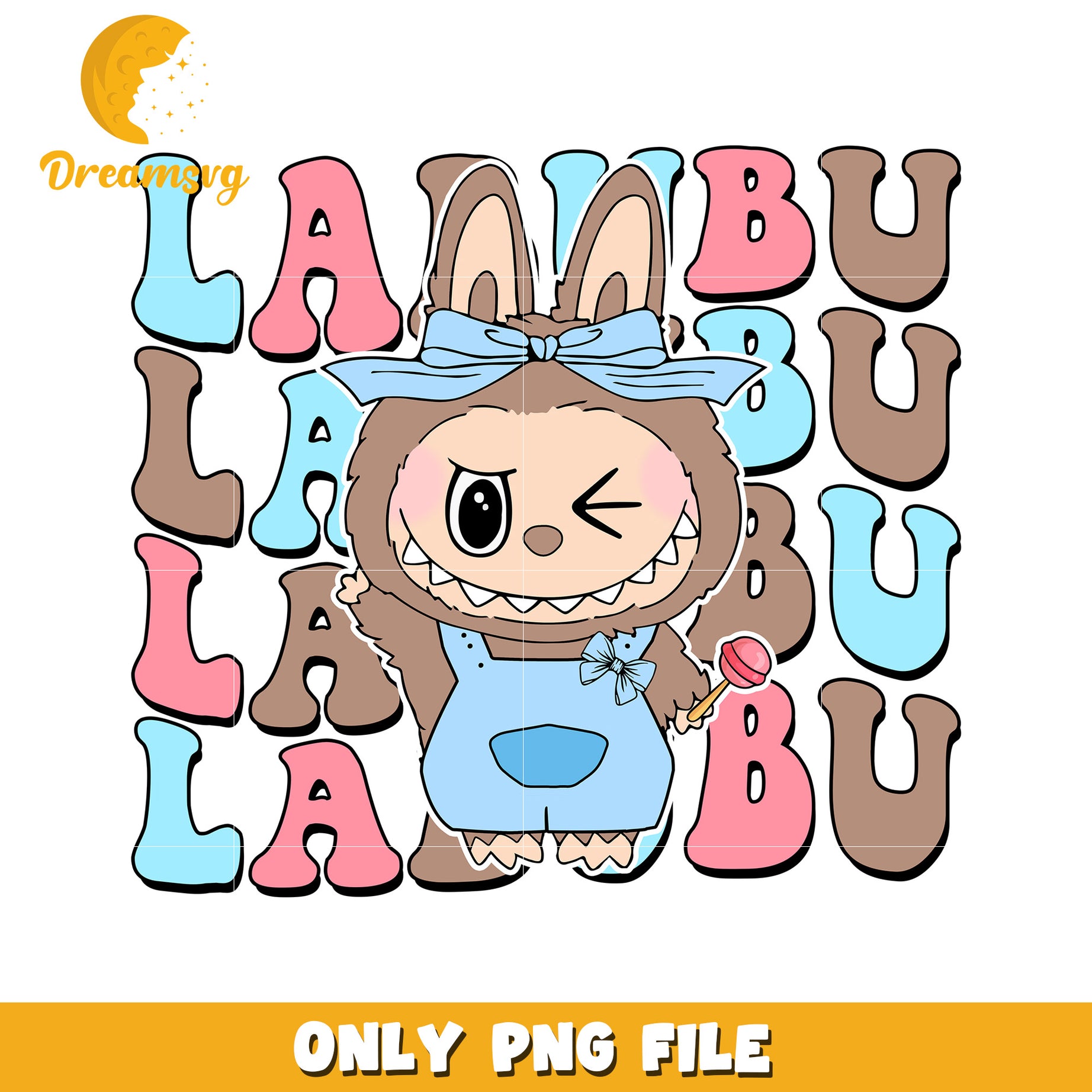 Labubu cute design png, popmart laubu png, cute labubu toys png