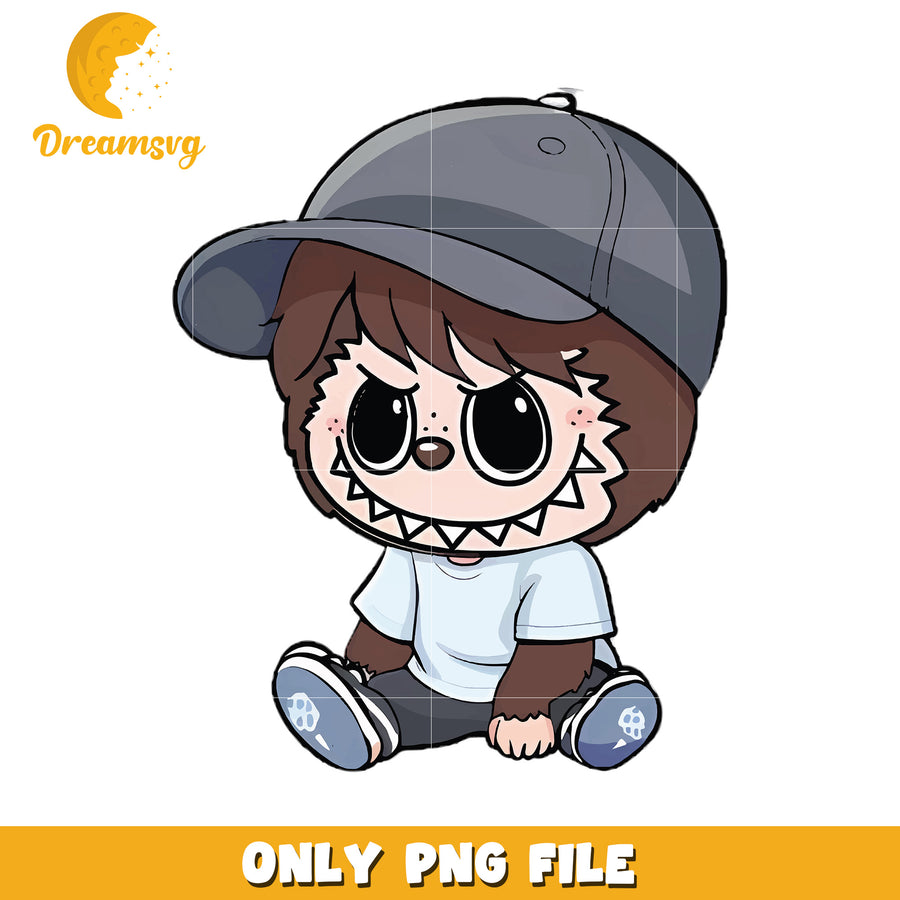 Labubu cute illustration png, popmart labubu​ png, cartoon characters png