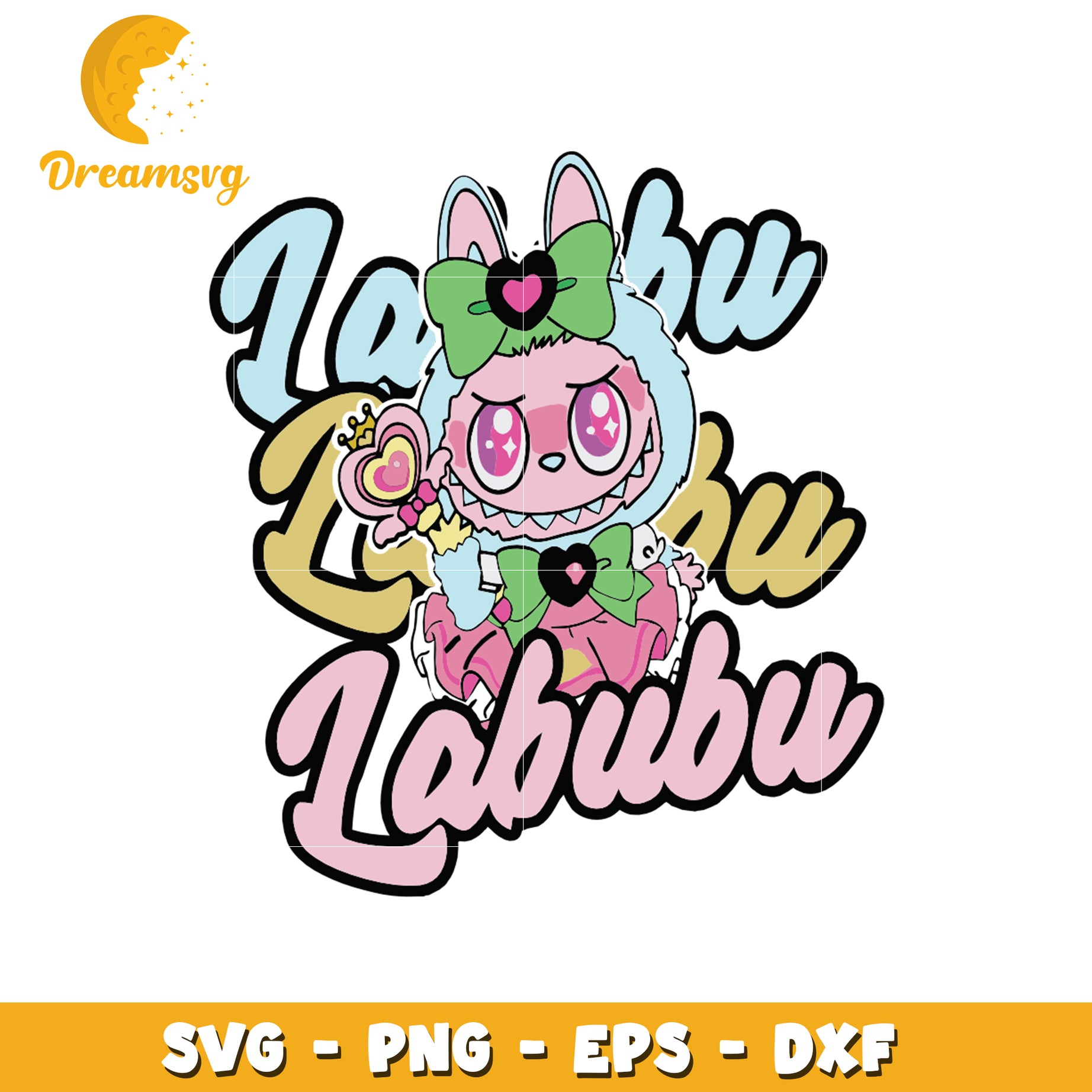 Labubu cute princess labubu svg, labubu toys svg, real labubu svg