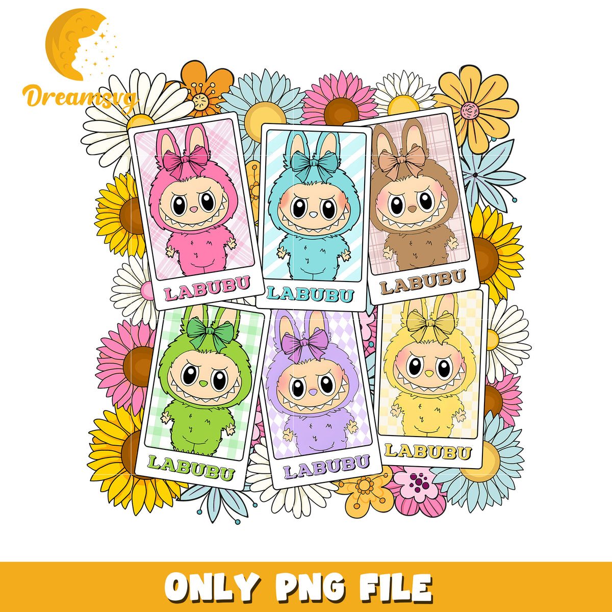 Labubu Frame Vector Labubu flowers picture frame png, labubu keychain png, labubu dolls pn ...