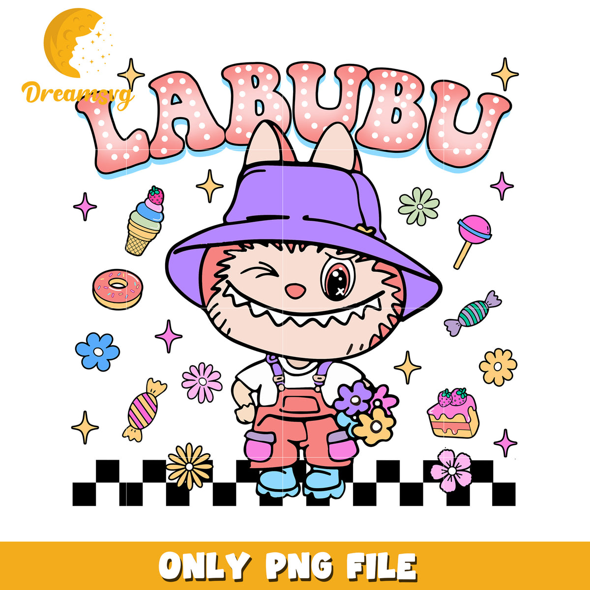 Labubu Spring Cartoon Labubu funny design png, cute labubu png, labubu cartoon png – DreamSVG ...
