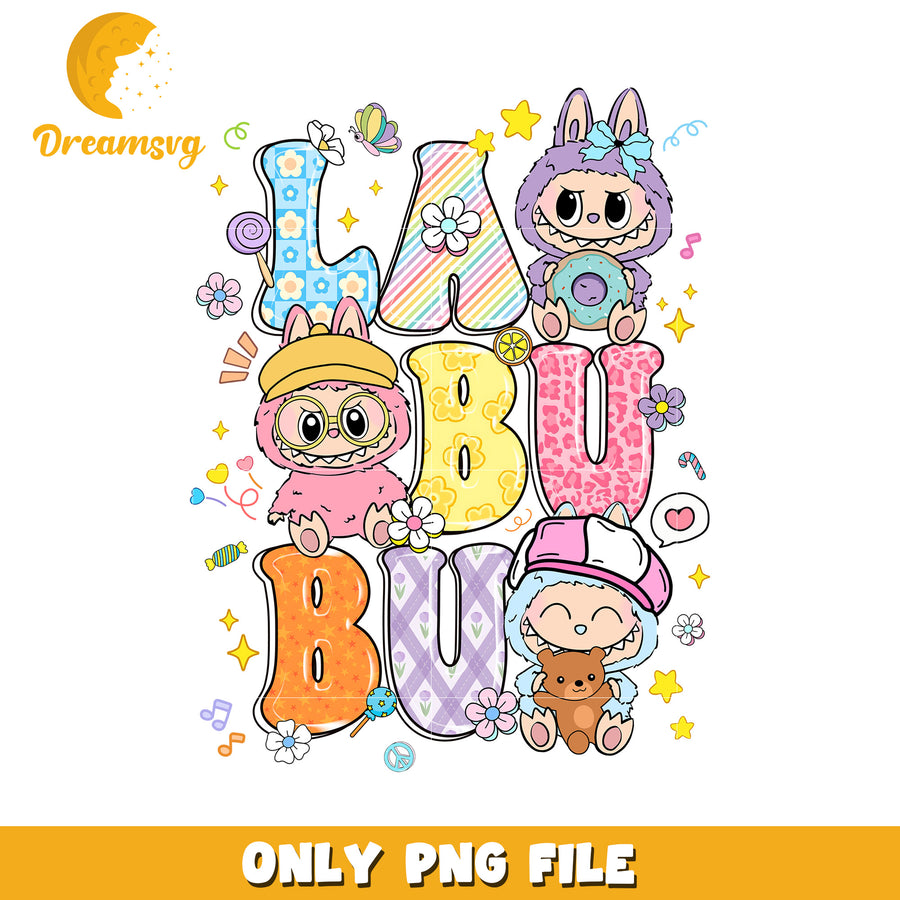 Labubu funny design png, popmart usa png, labubu keychain​ png