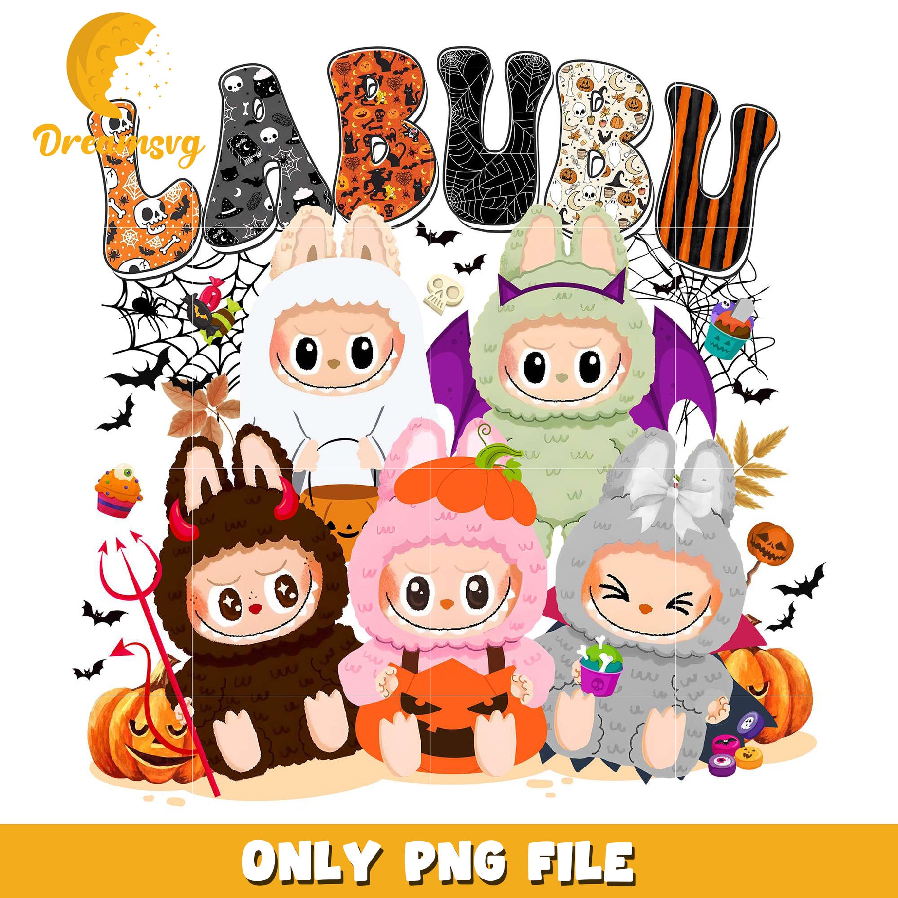 Labubu halloween era png, halloween kills​ halloween ends​ png