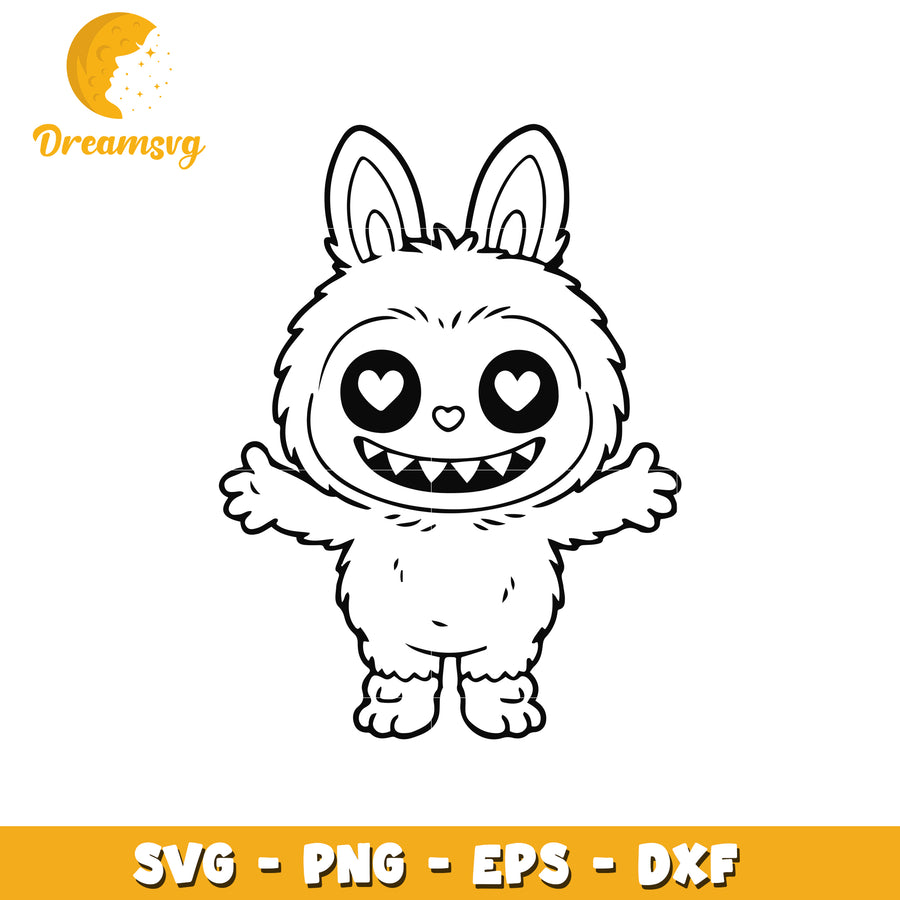 Labubu lover svg, labubu dolls svg, popmart labubu svg