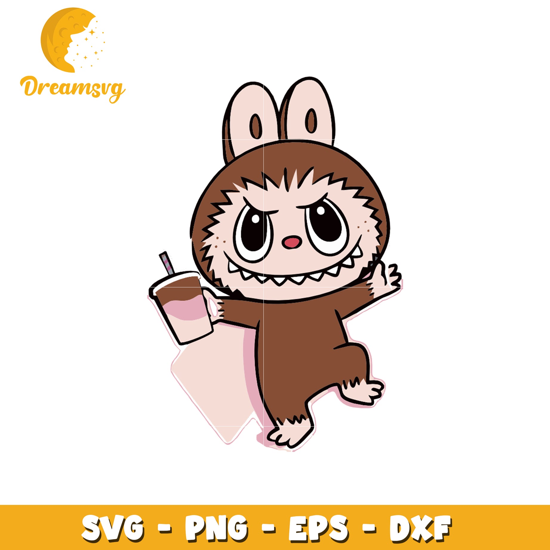 Labubu milkshake labubu svg, secret labubu svg, labubu amazon svg