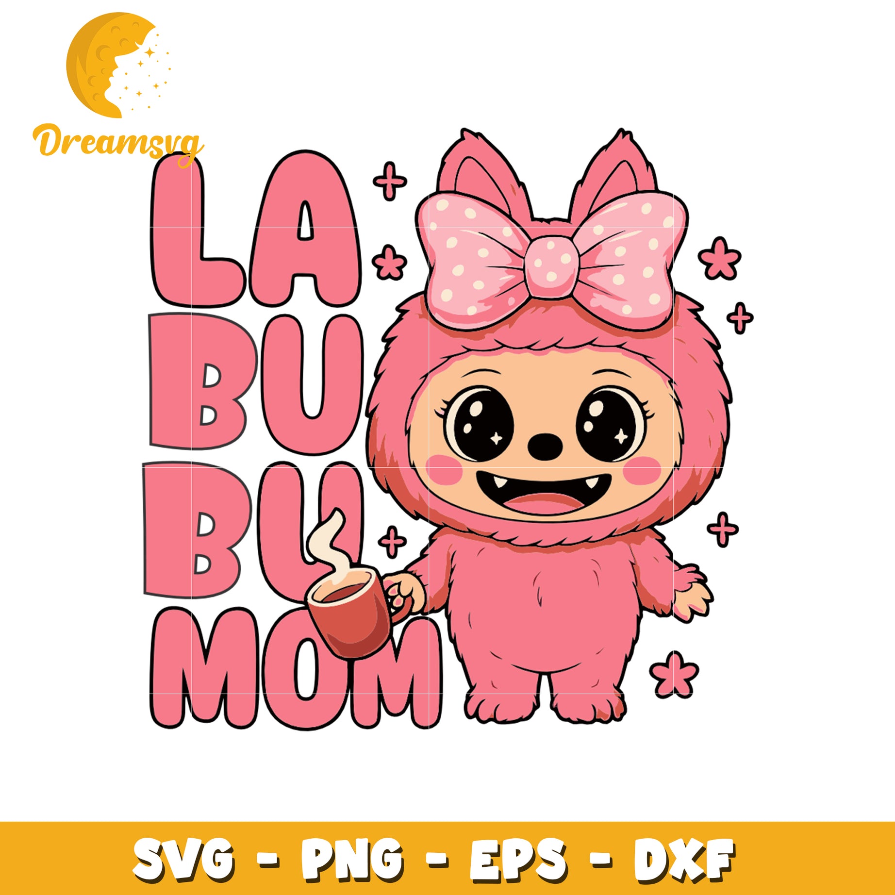 Labubu pink mom labubu svg, secret labubu svg, labubu amazon svg