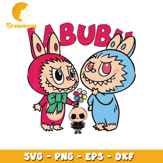 Labubu red and white labubu svg, labubu art svg, labubu price svg