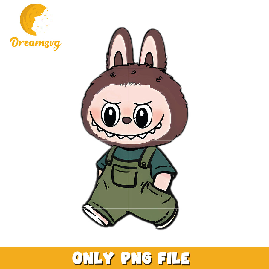 Labubu streetwear design  png, popmart labubu​ png, cartoon characters png