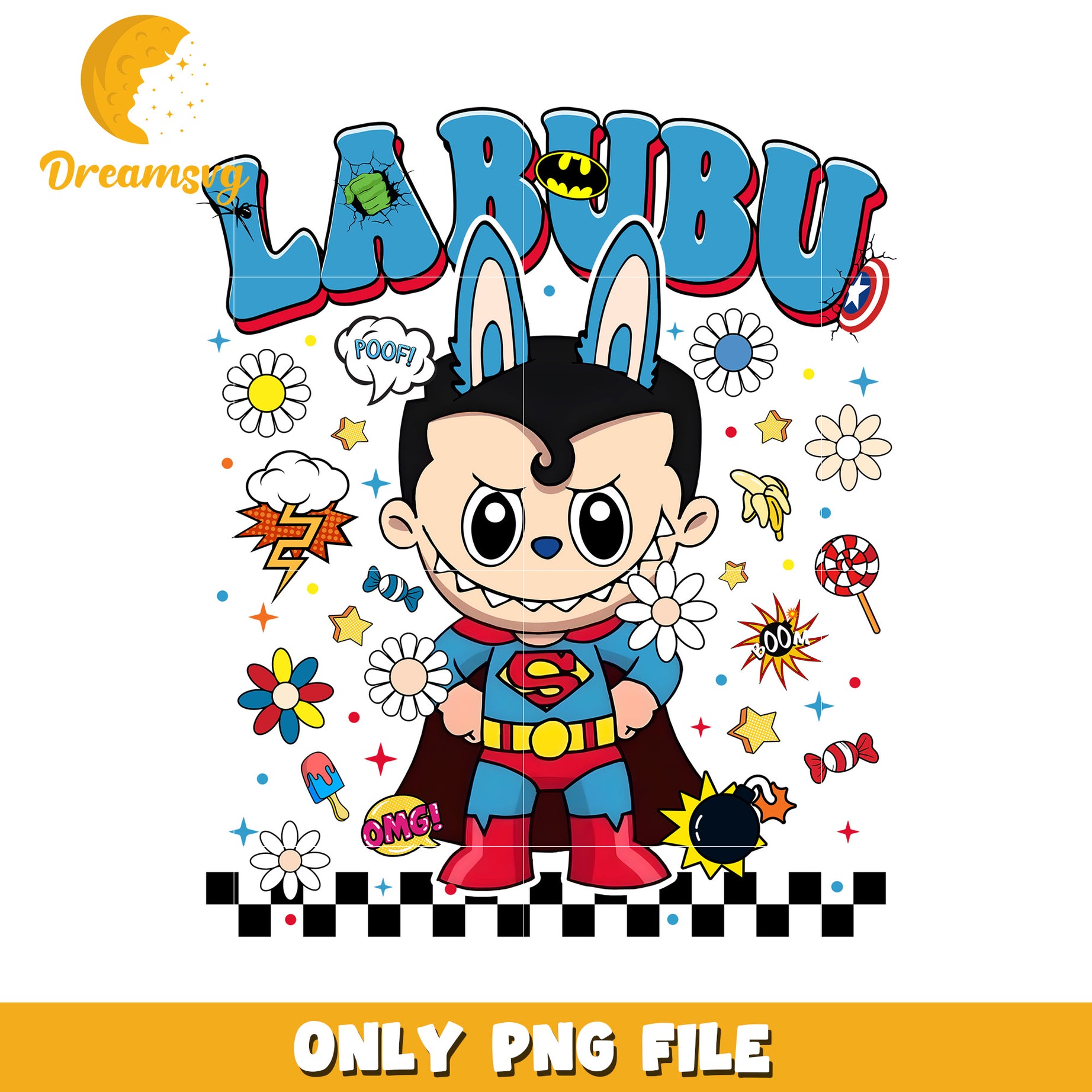 Labubu superman png, labubu keychain png, labubu dolls png