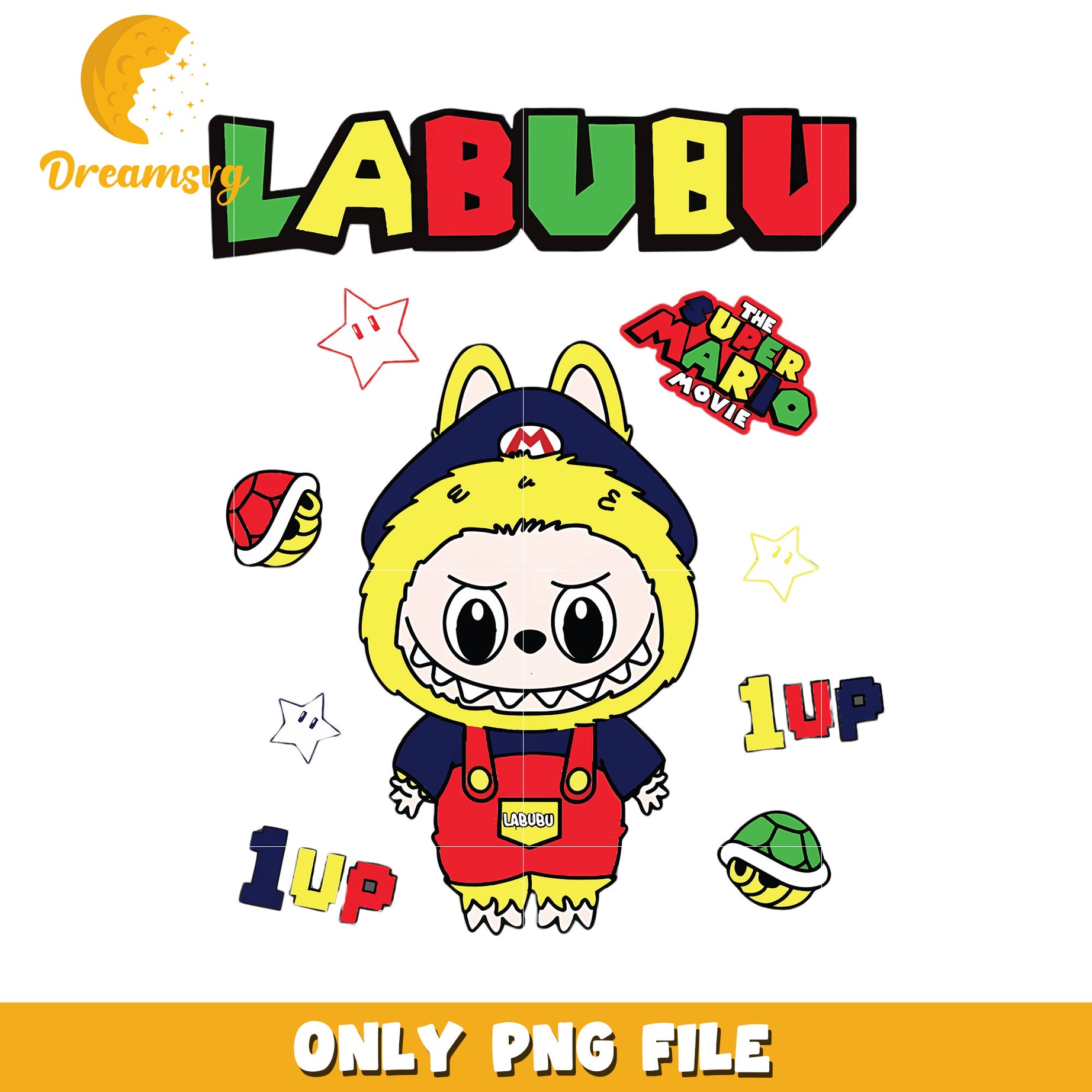 Labubu super mario png, popmart labubu​ png, cartoon characters png