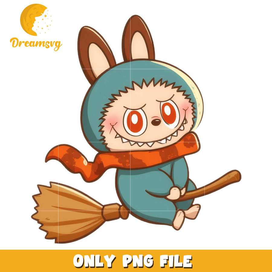 Labubu witch png, halloween cartoons png, halloween labubu​ png