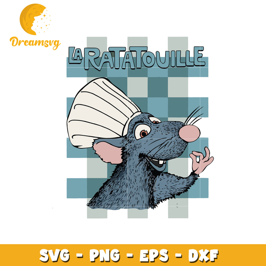 La ratatouille mouse svg, disney cartoons svg, disney mouse svg