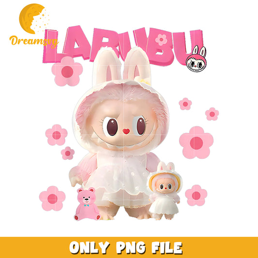 Larubu Bunny PNG, Cute Kawaii, Pink Toy, DreamsVG