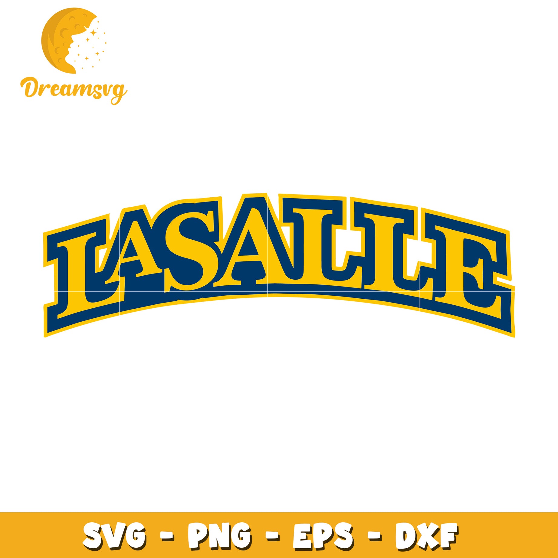 Lasalle SVG Cut File PNG EPS DXF