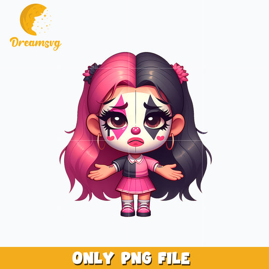 Chicano girl valentine png