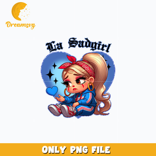 La Sadgirl chicano love valentine png