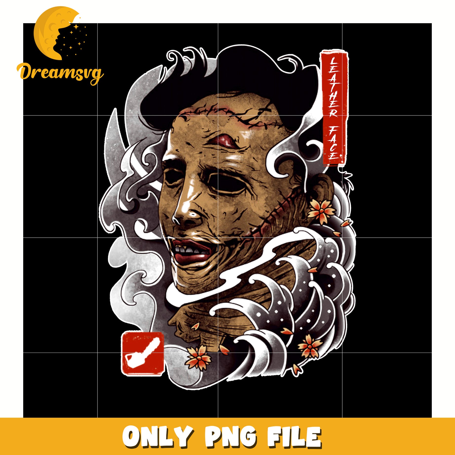 Leather face png, halloween toys png, halloween time png