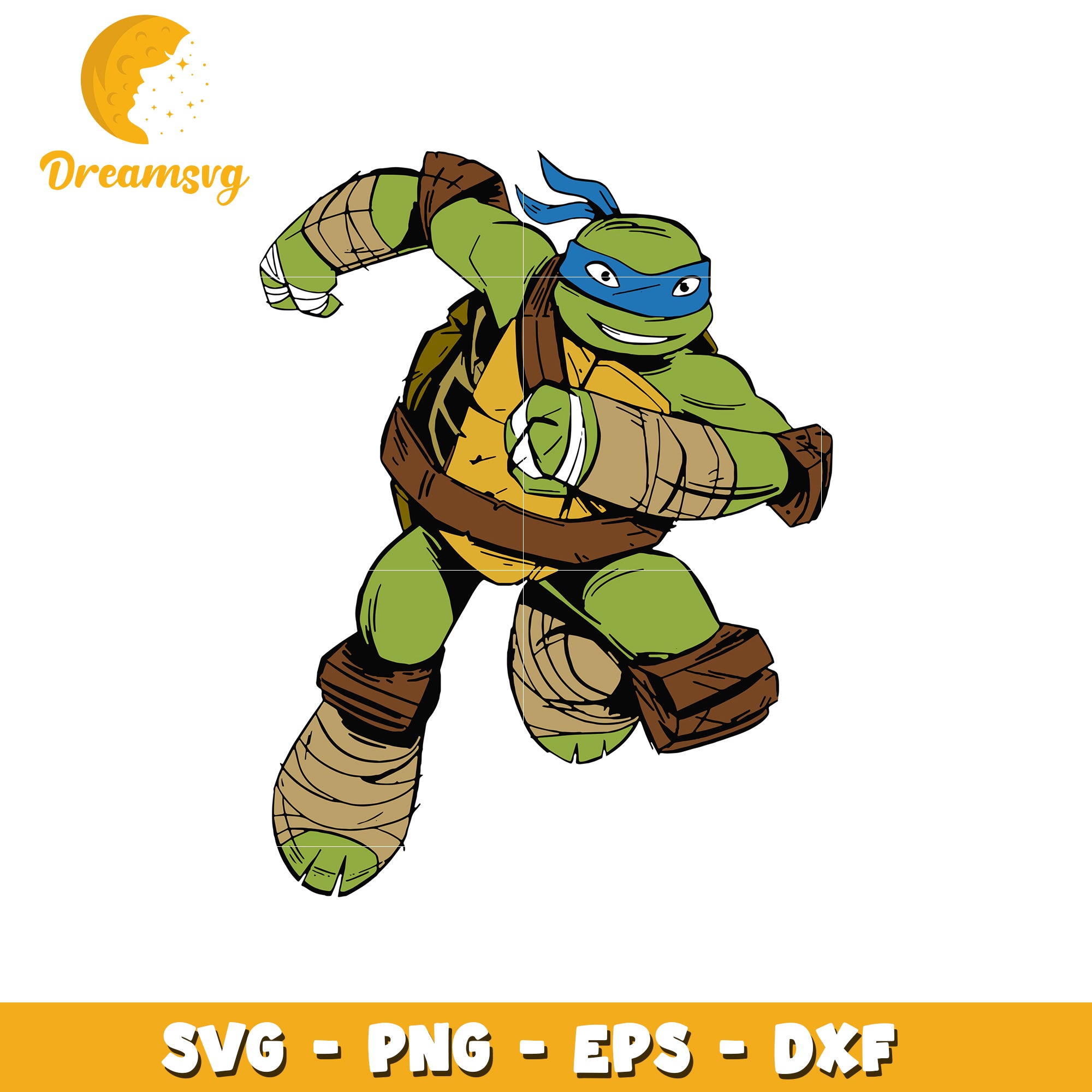 Leonardo TMNT SVG PNG EPS DXF