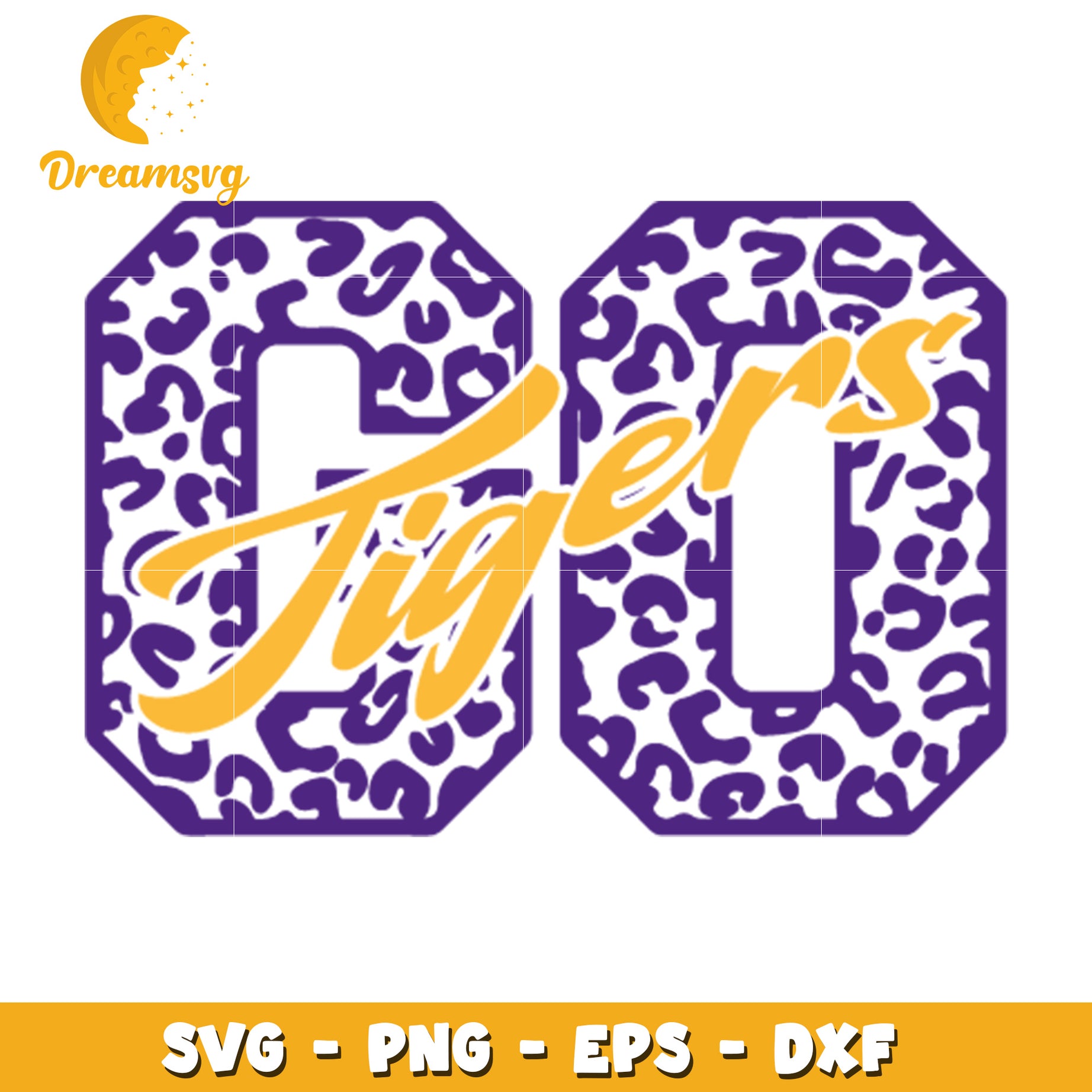 Leopard Tigers SVG Cut File