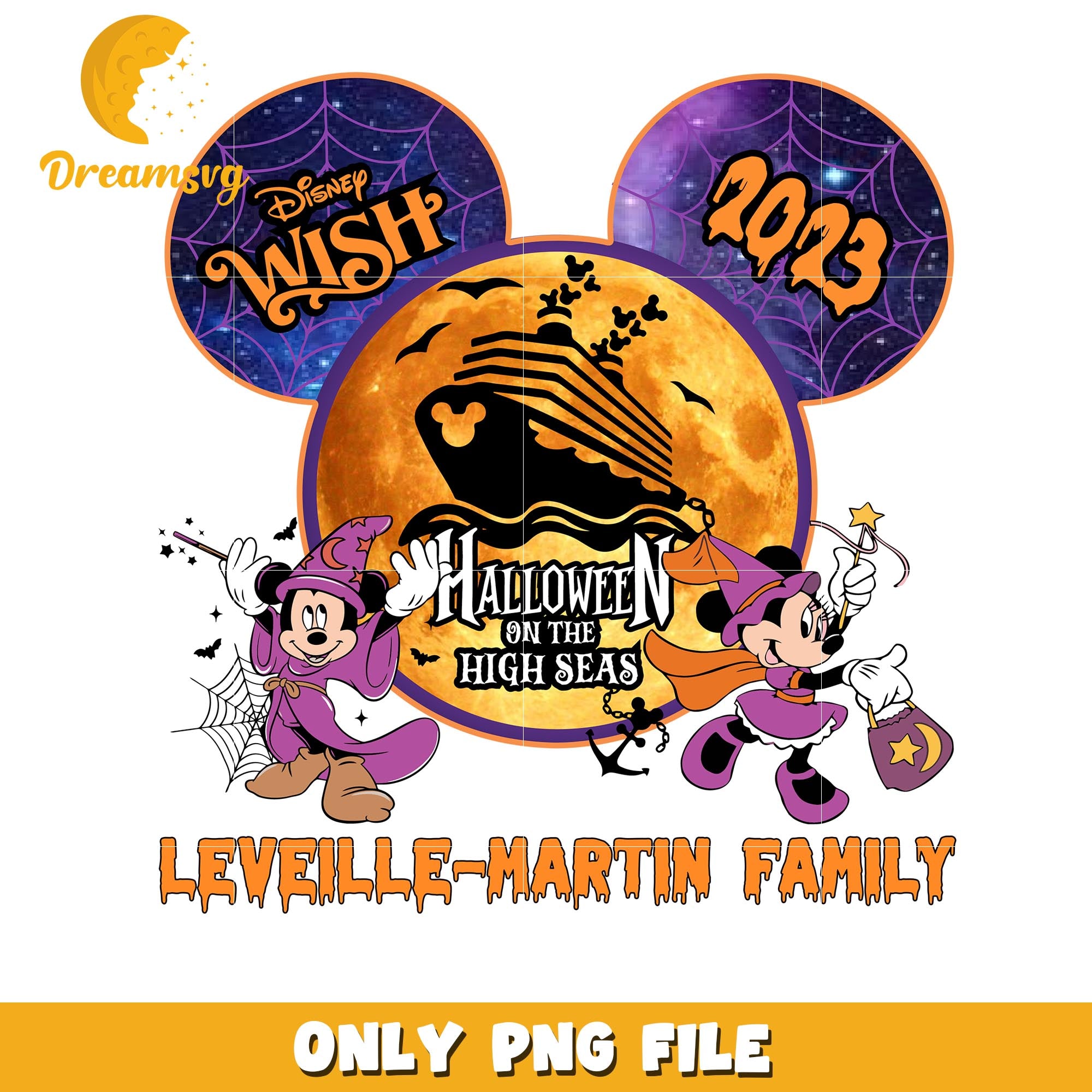 Leveille-hartin family halloween png, Disney friends halloween vibes png