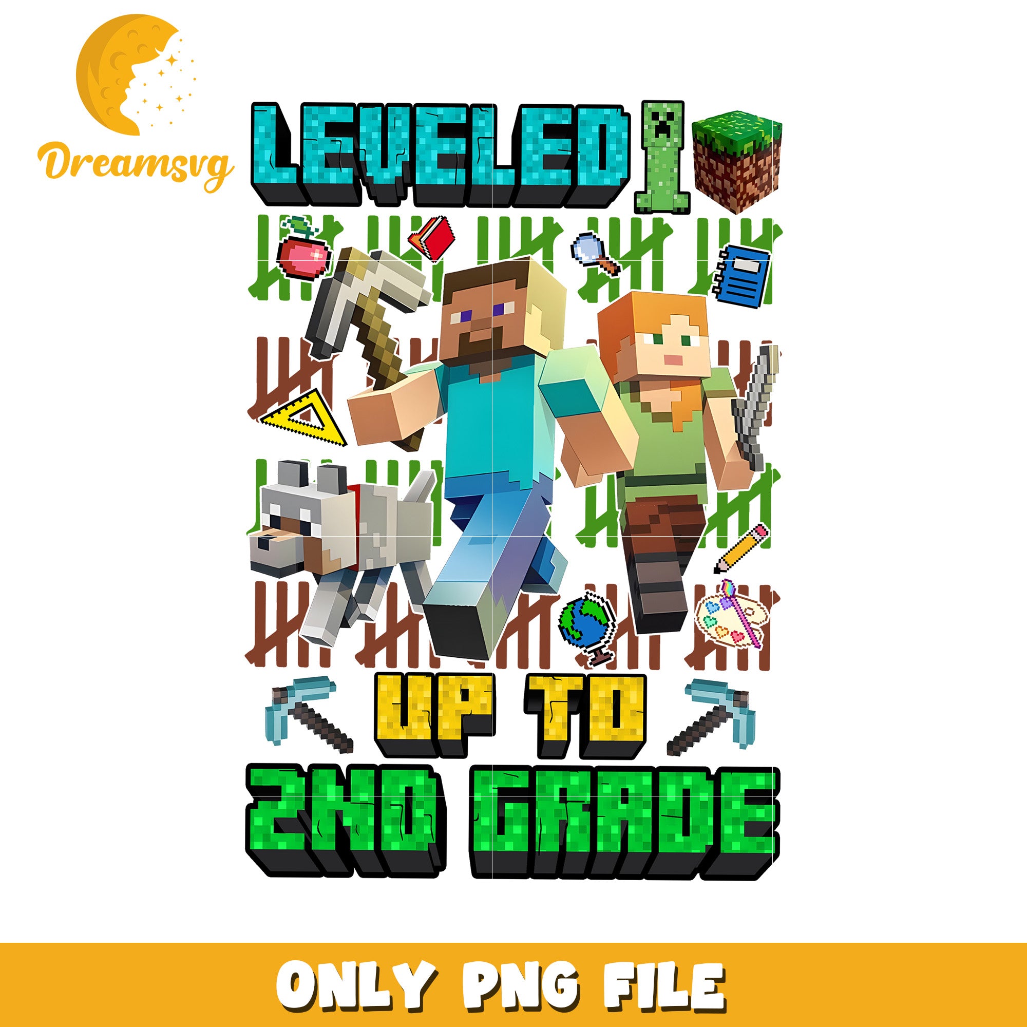 Leveled up to 2nd game creeper png, minecraft png, minecraft games png