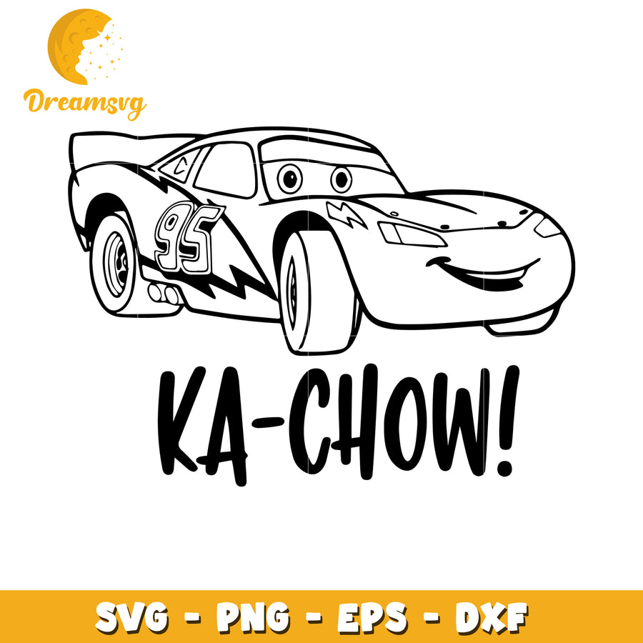 Lightning McQueen SVG Cut File