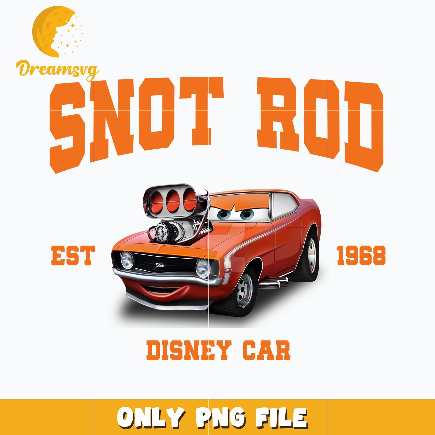 Disney Car Snotrod est 1968 png