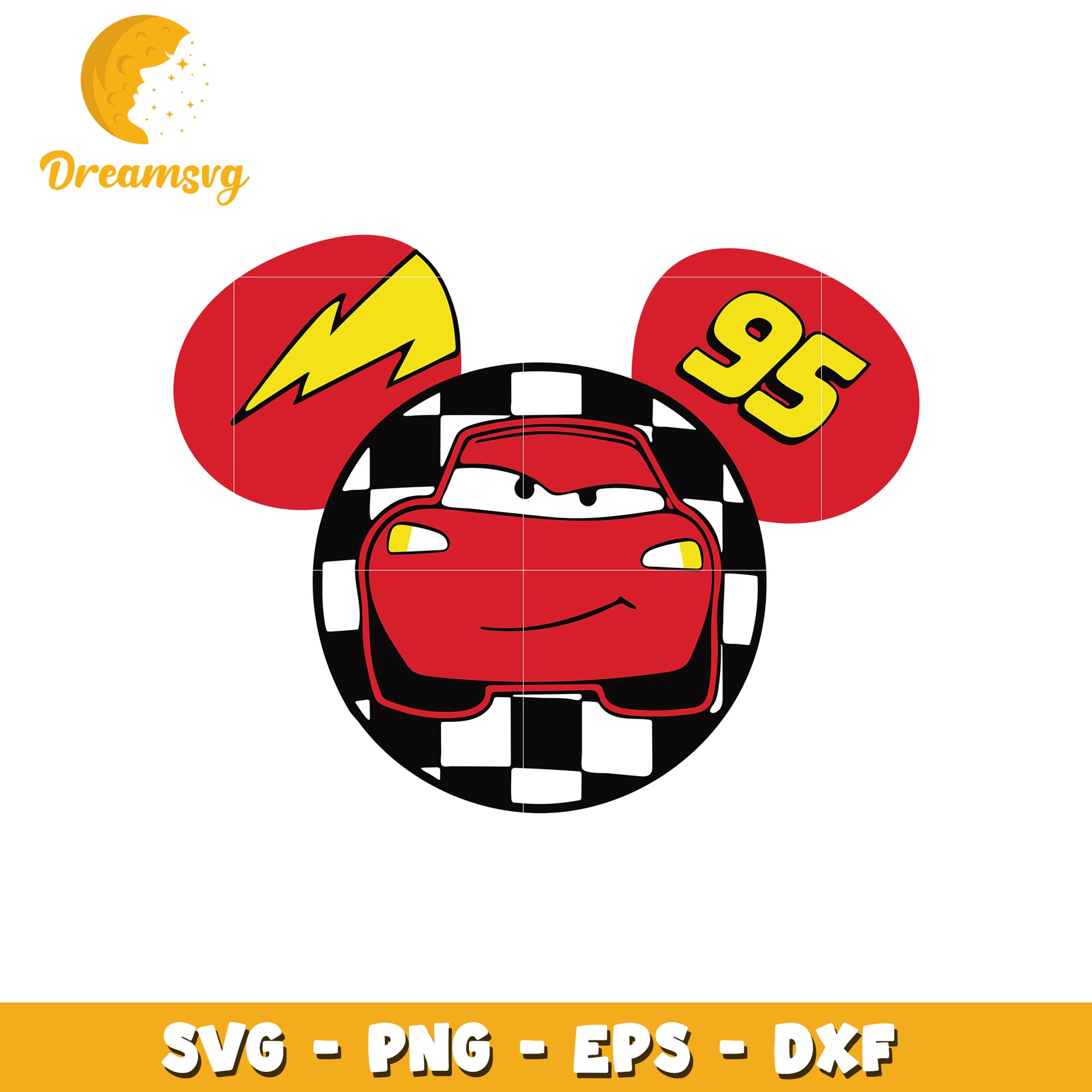 Lightning mc queen svg, disney svg, cars movie characters svg