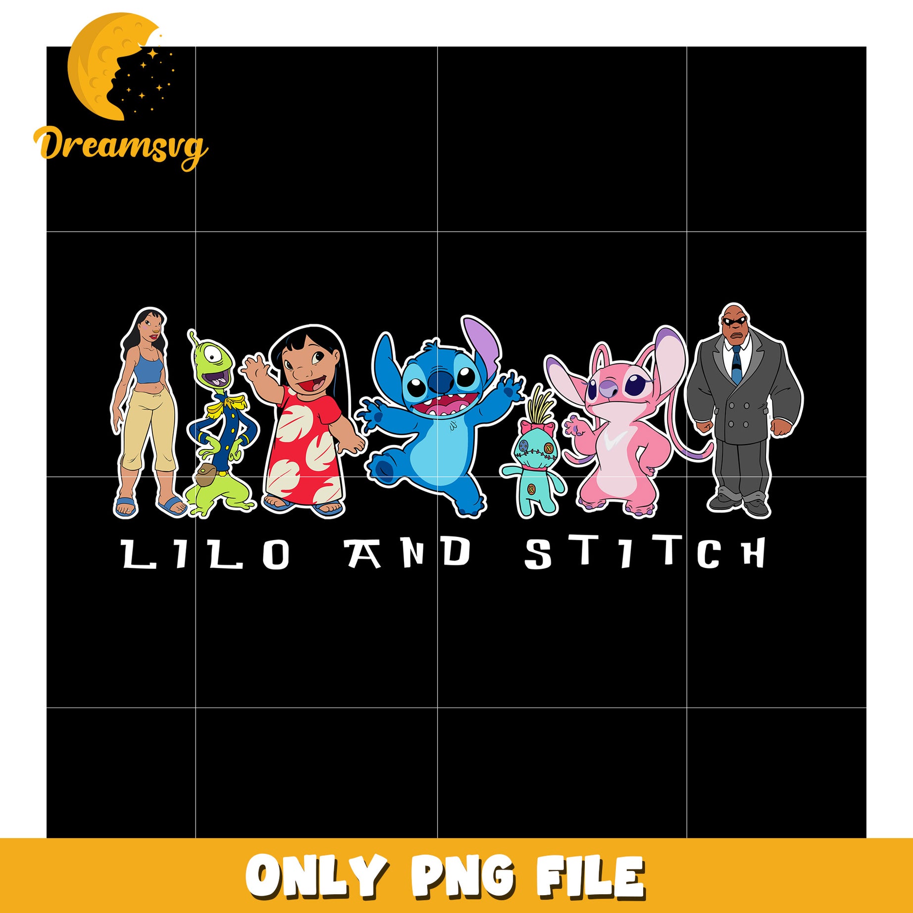 Lilo & Stitch PNG, Cartoon, Disney, SVG