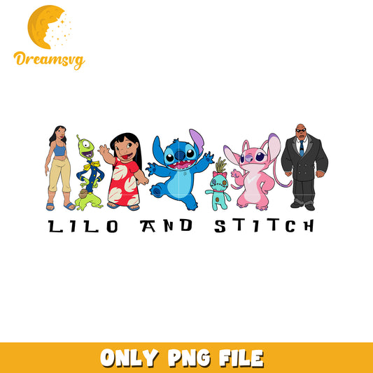 Lilo & Stitch PNG, Disney Characters, Cartoon Illustration