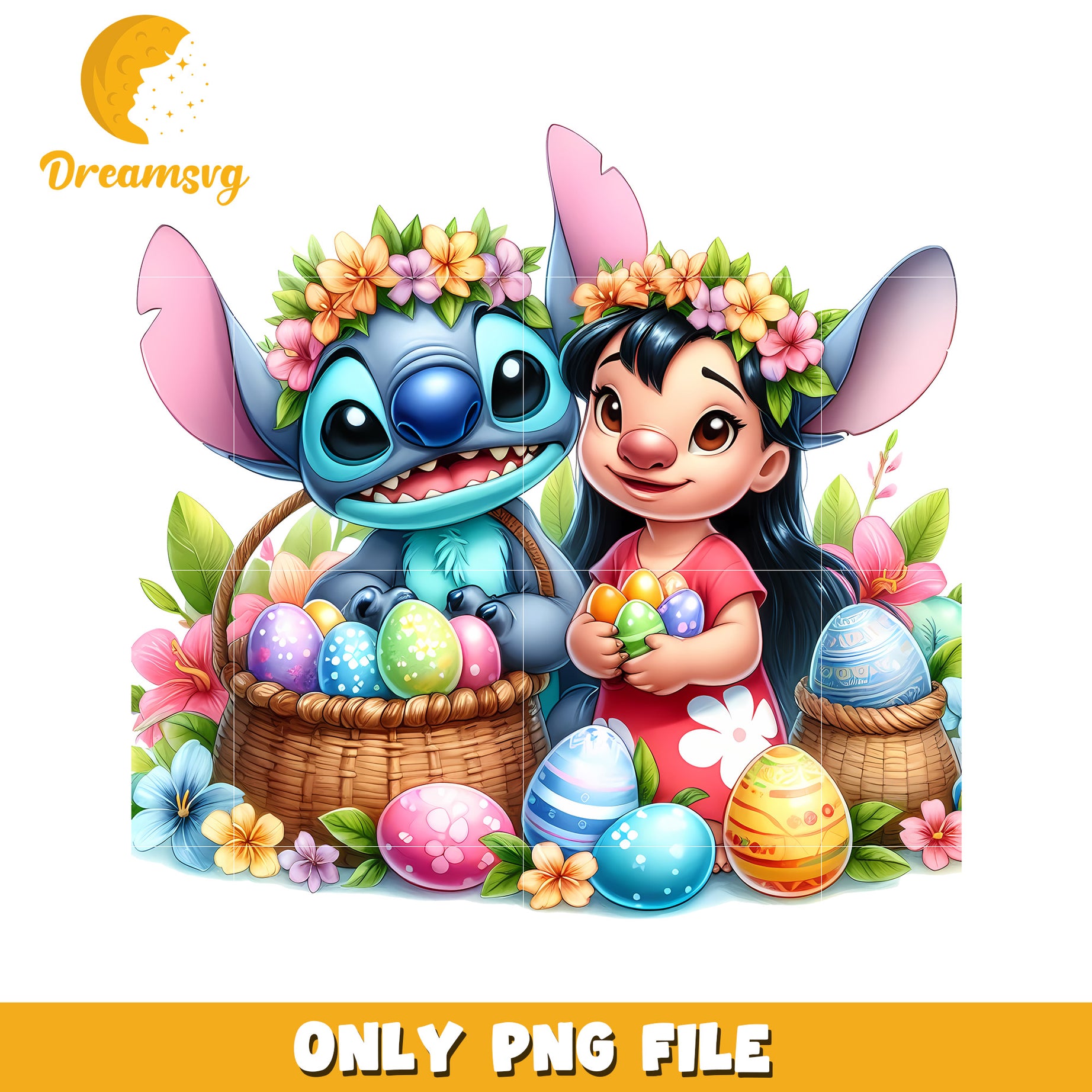 Lilo & Stitch easter eggs costume png, disney character png