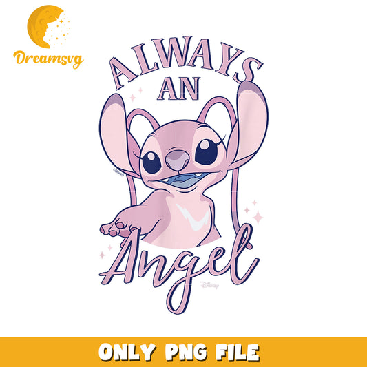 Lilo and stitch always an angel png, stitch angel png, disney stitch png