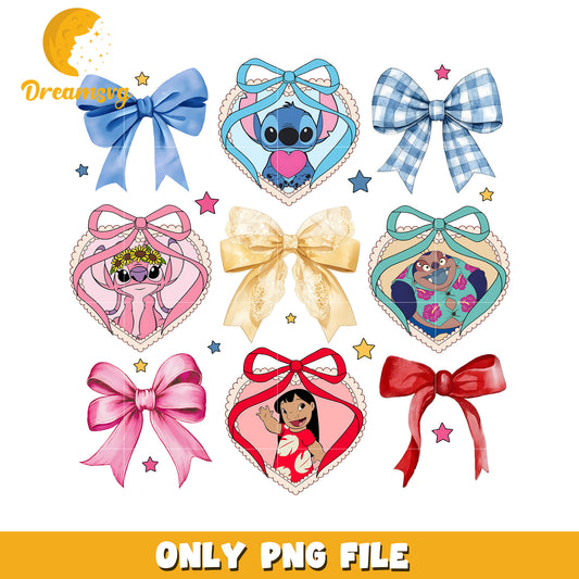 Lilo and stitch bow tie png, lilo bow tie png, disney stitch png