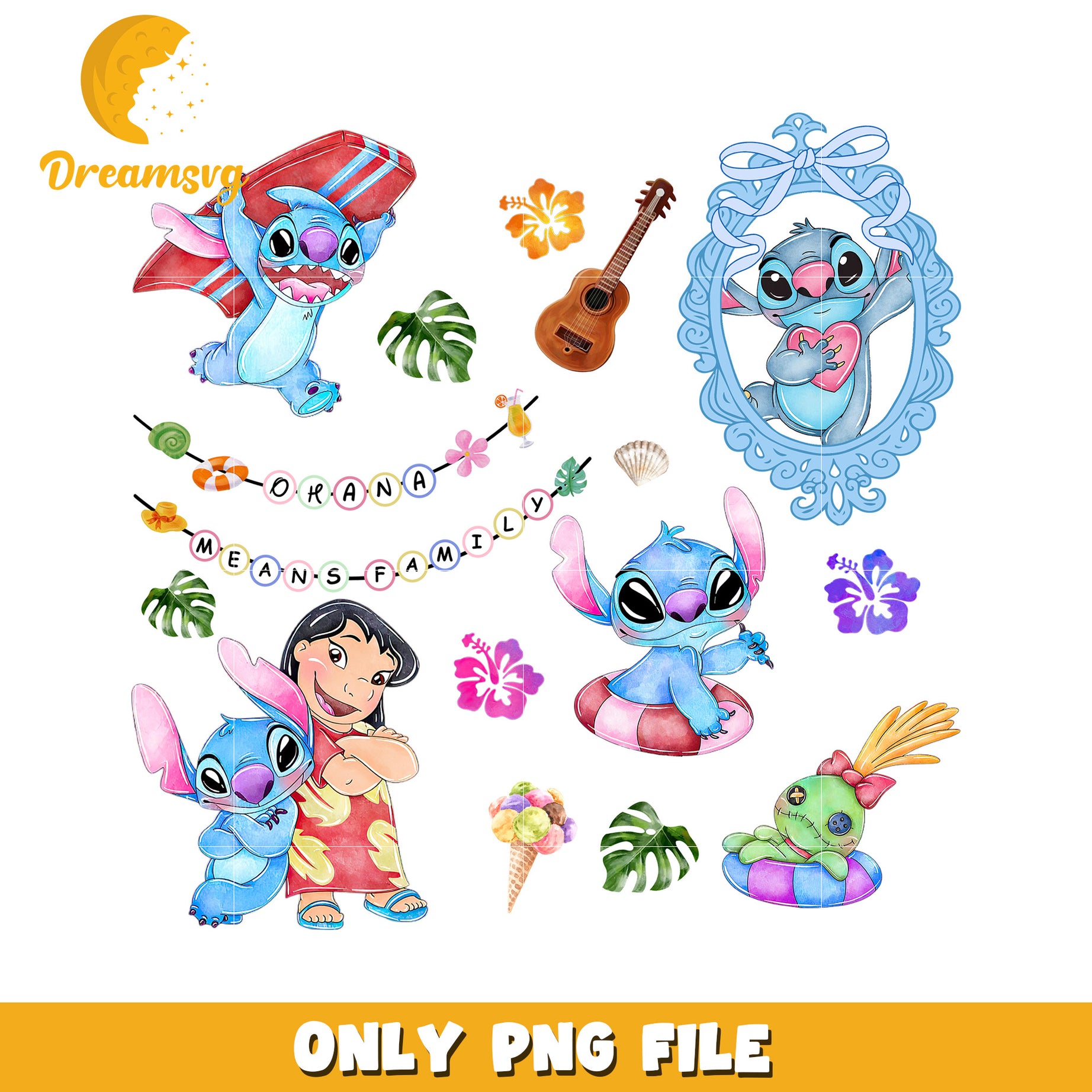 Lilo and stitch cute retro png, cute stitch png, stitch retro png
