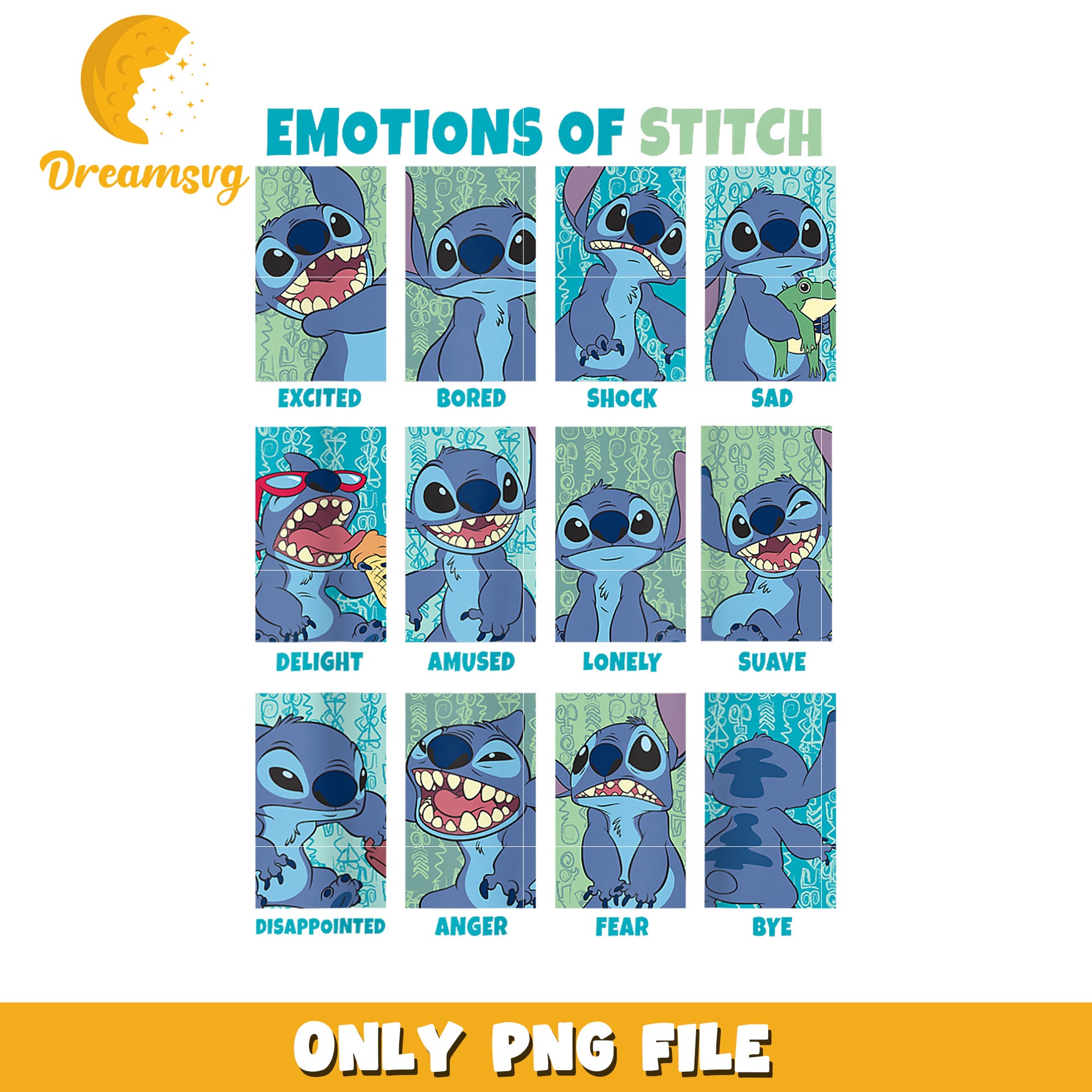 Lilo and stitch emotions of stitch png, lilo and stitch png, emotions of stitch png