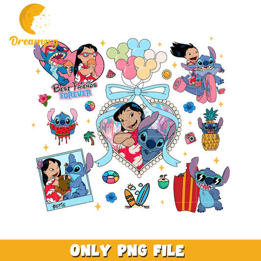Lilo and stitch happy birthday png, happy birthday png, stitch birthday png