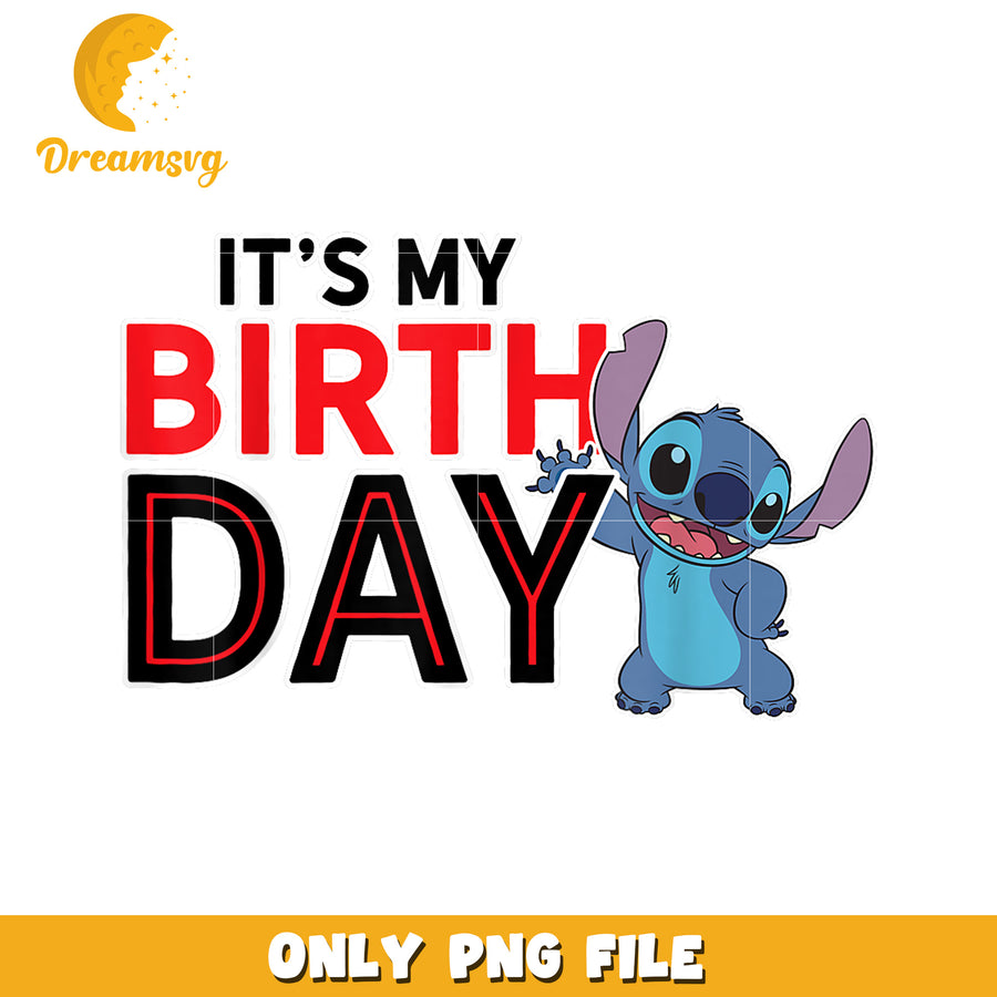 Lilo and stitch happy birthday png, lilo and stitch png