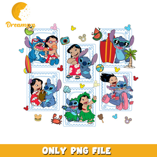 Lilo and stitch portrait png, lilo portrait png, disney stitch png
