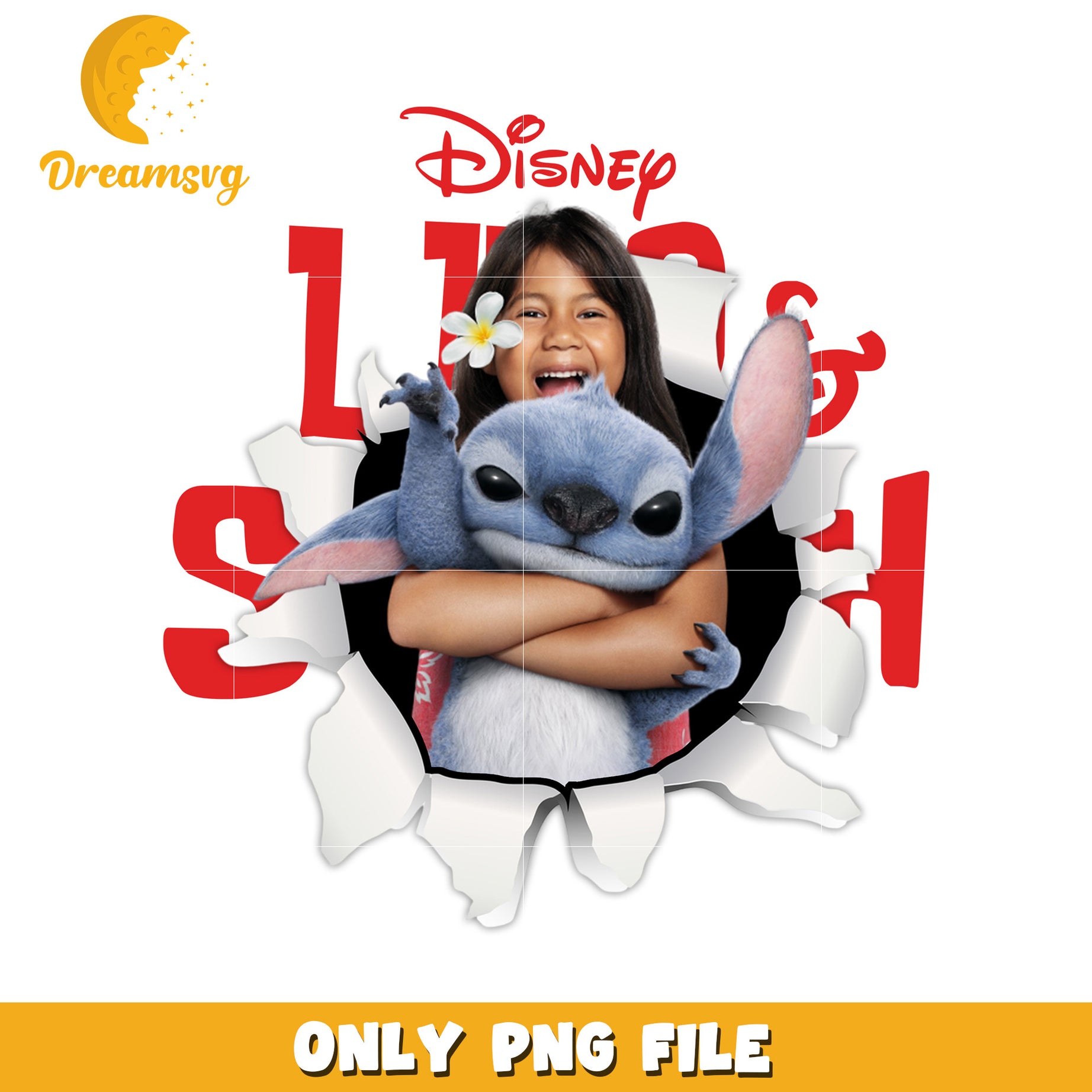 Lilo hugging stitch png, lilo and stitch png, stitch design png