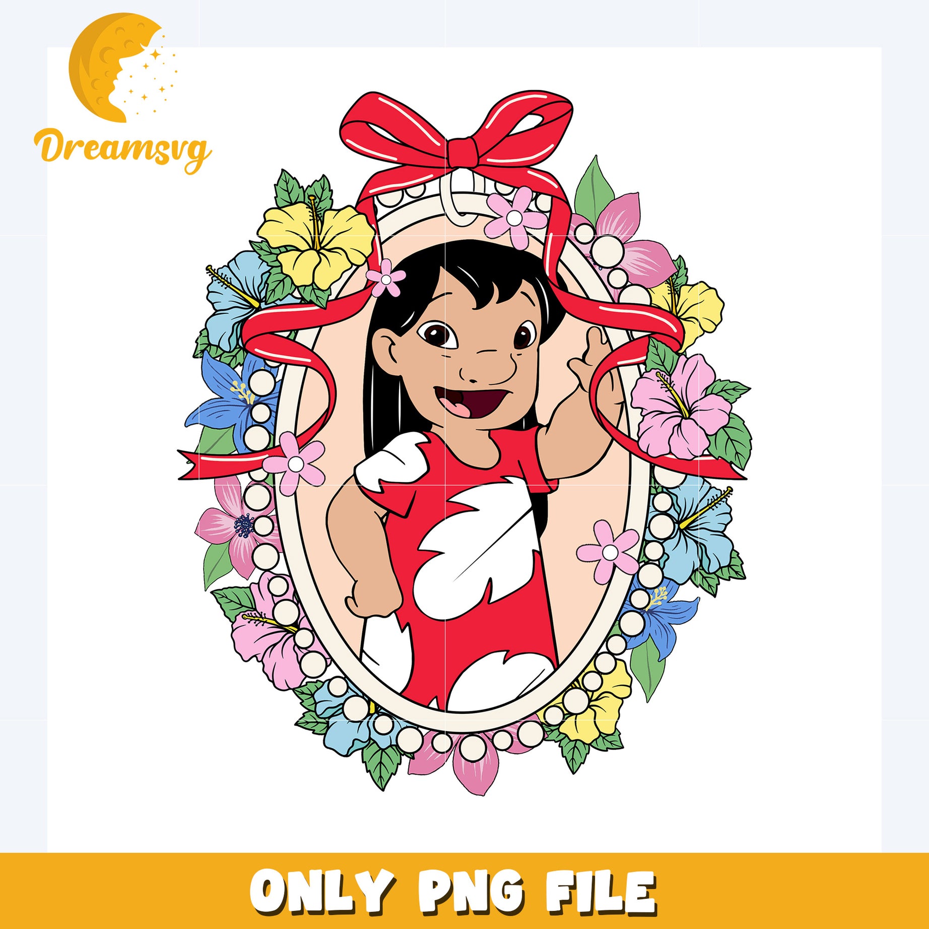 Lilo picture frame design png, disney plus png, disney world png