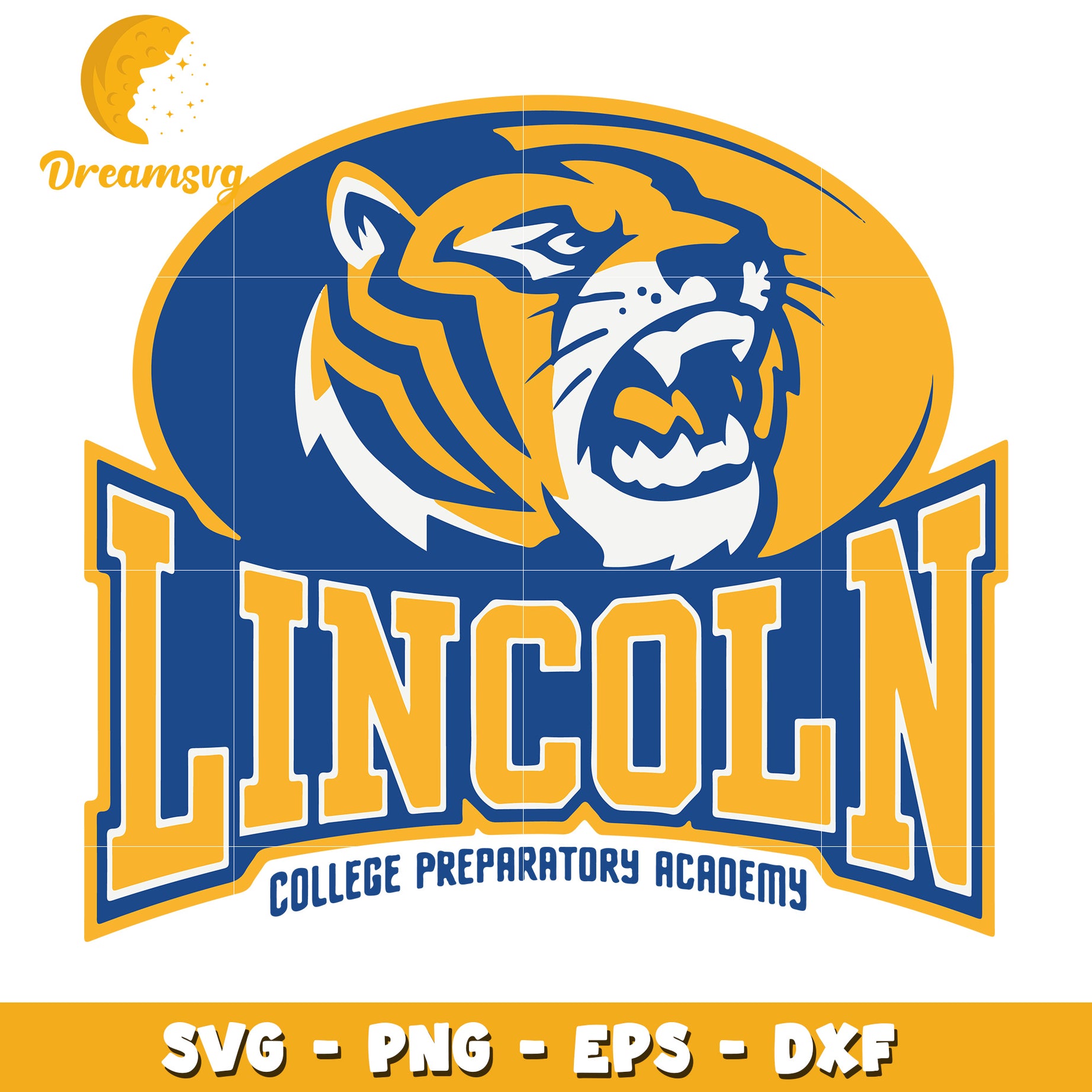 Lincoln College Prep Academy SVG Cut File