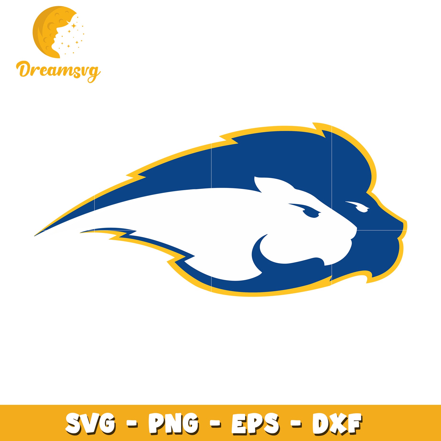 Lion Head SVG PNG EPS DXF Cut File