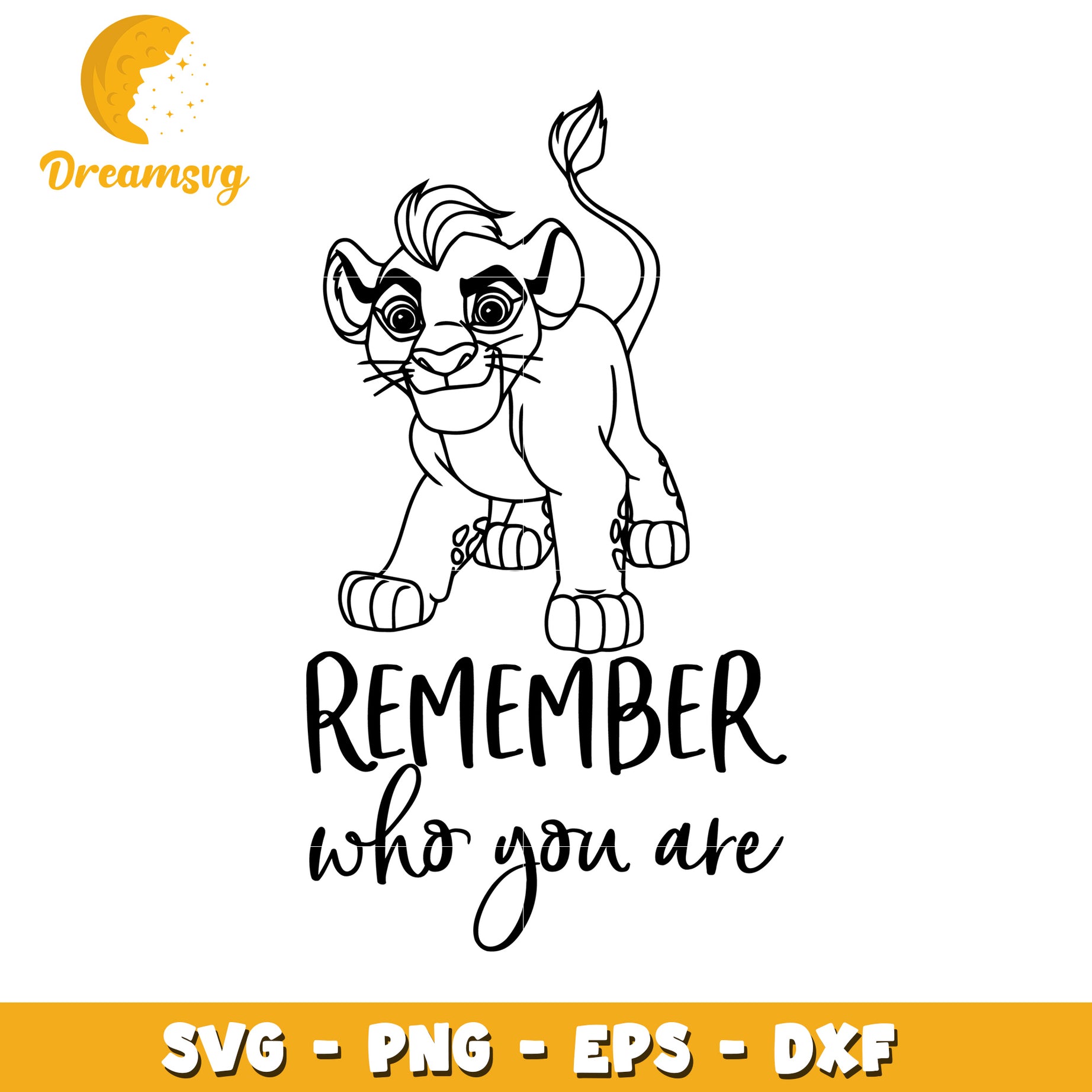 Lion King Remember Who You Are SVG