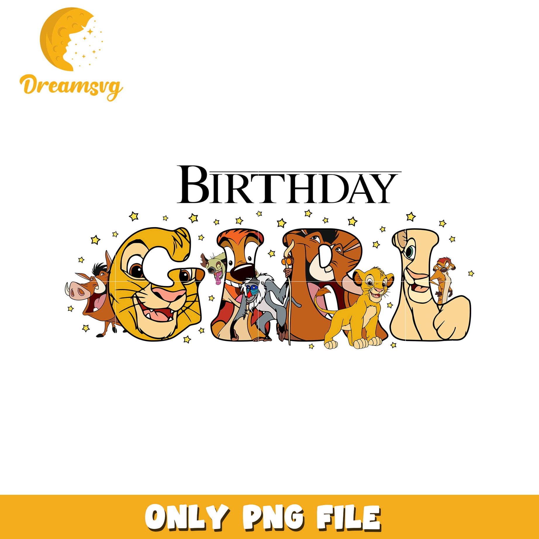Lion king birthday girl png, simba birthday girl png, nala birthday png