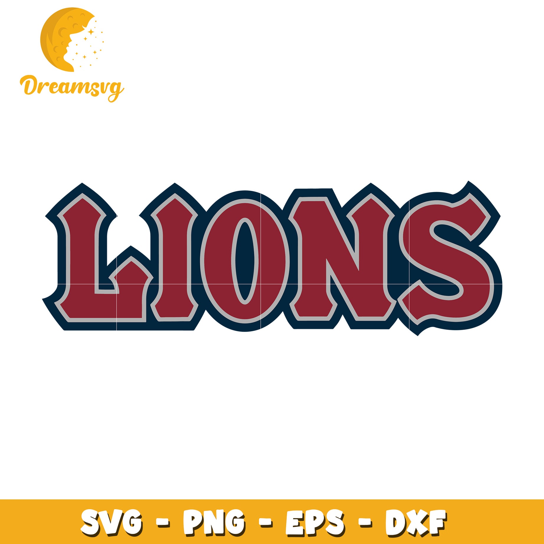 Lions SVG PNG EPS DXF Cut File