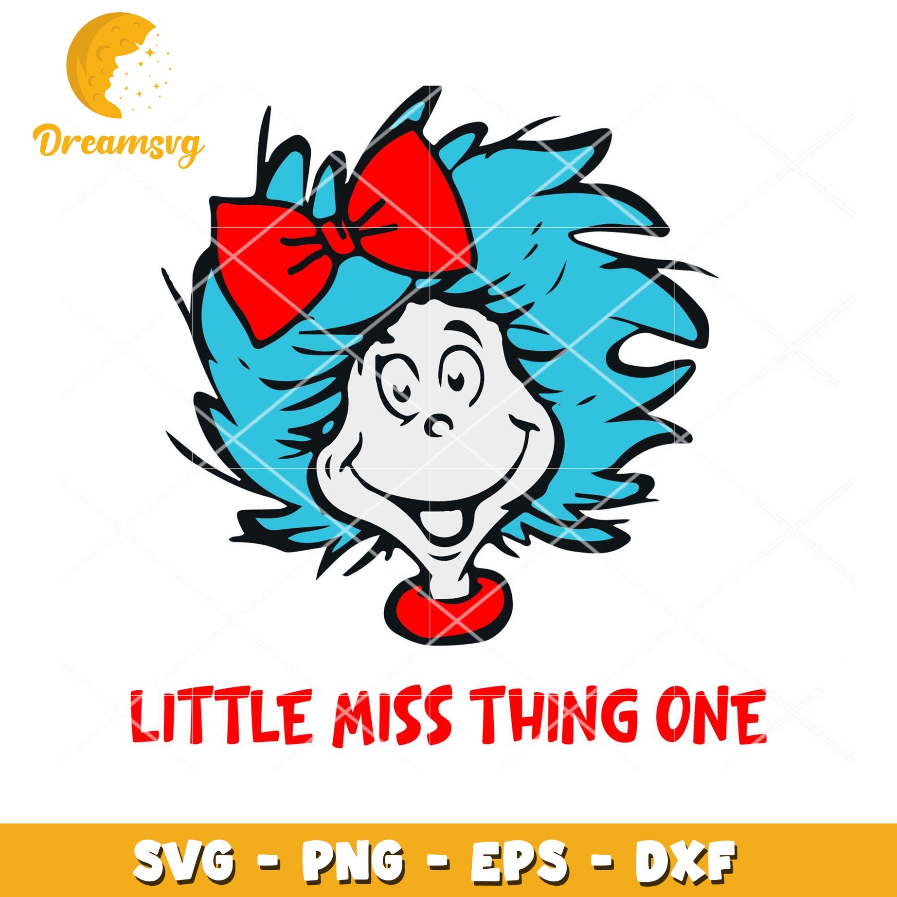 Little Miss Thing One SVG Cut File