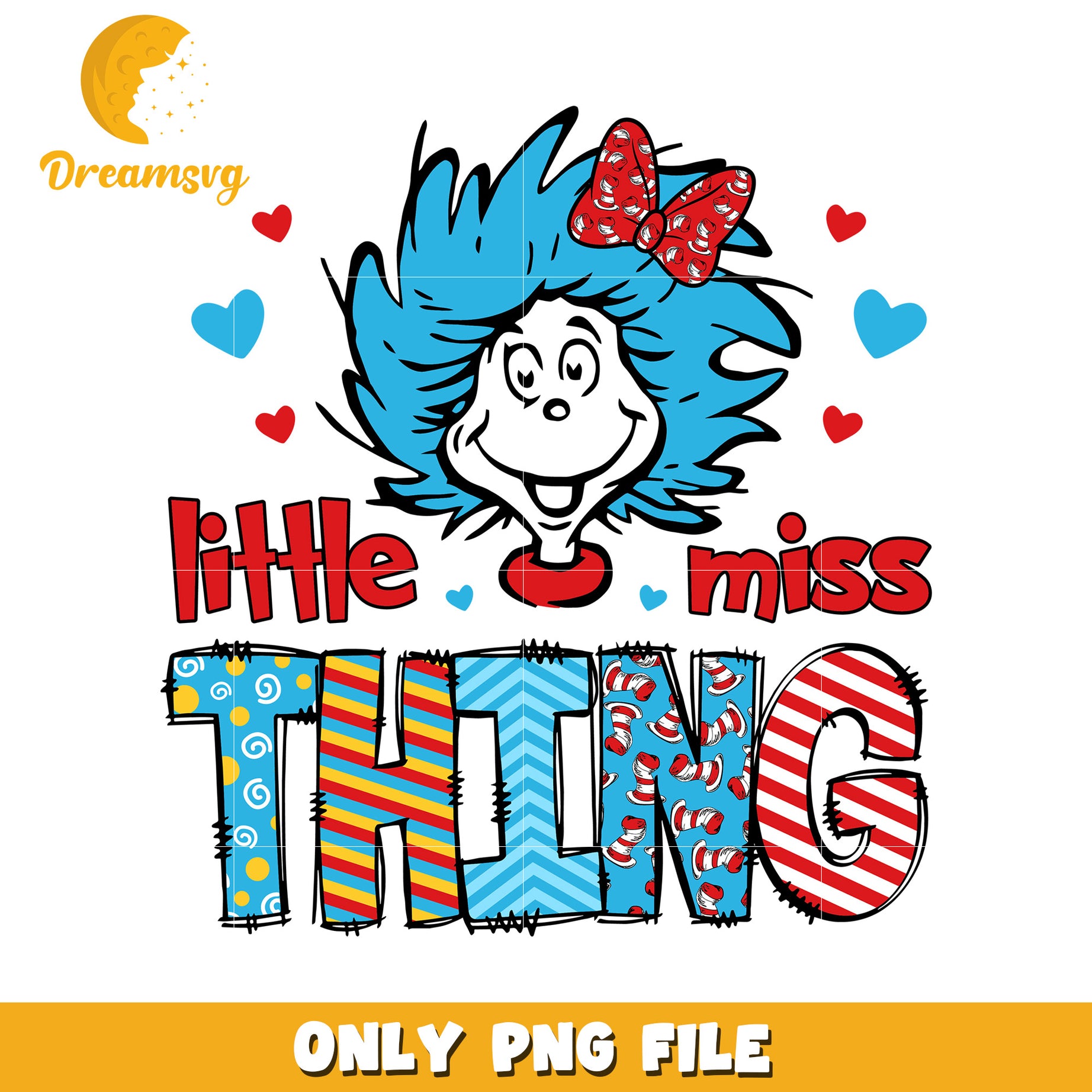 Little Miss Thing PNG Design