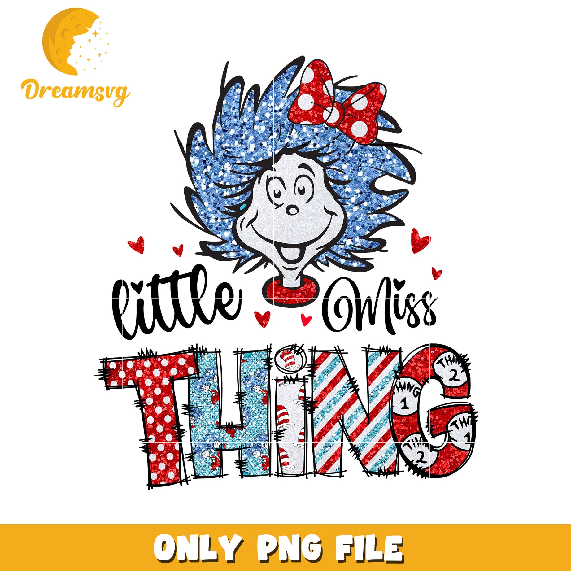 Little Miss Thing PNG Sublimation