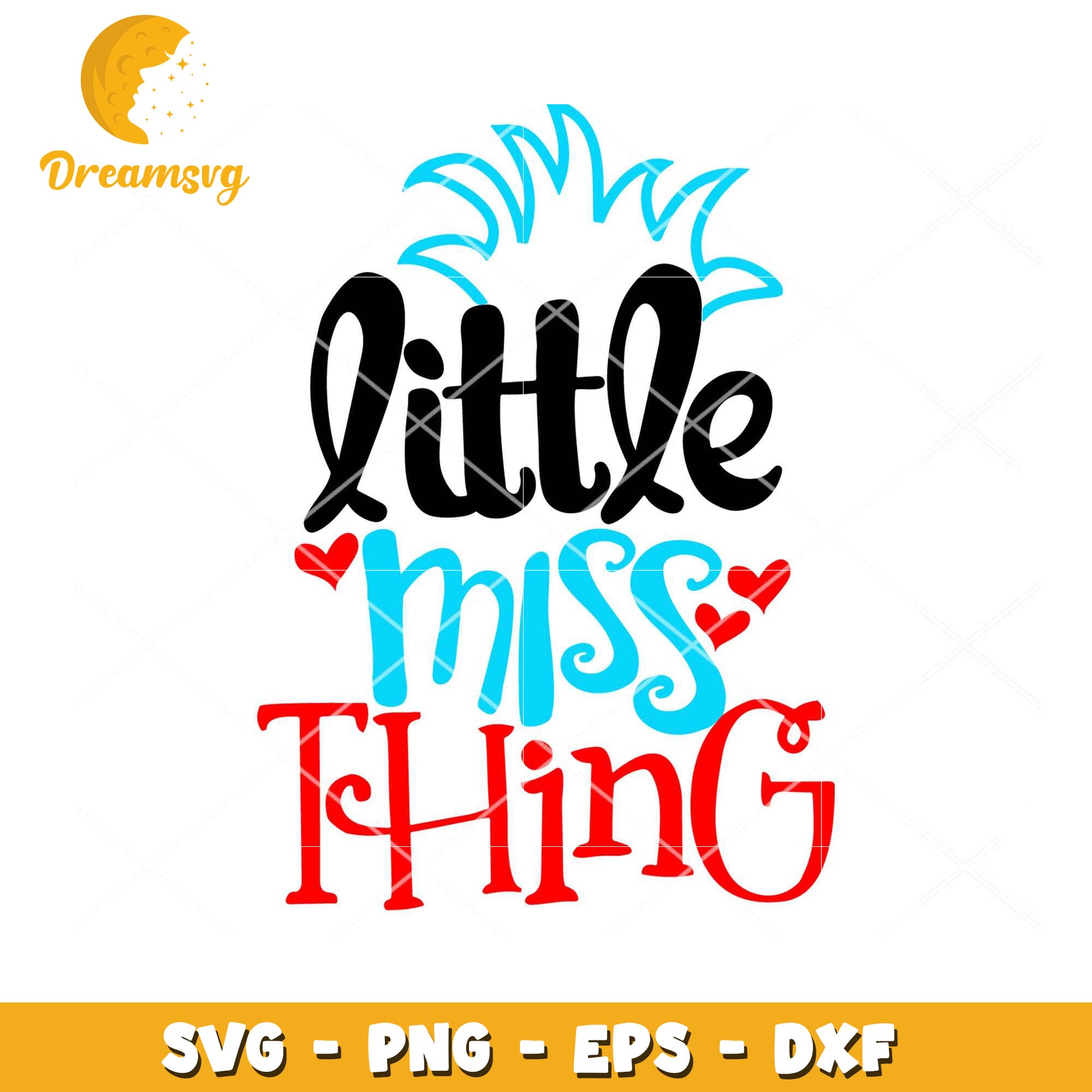 Little Miss Thing SVG Cut File